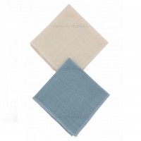 دستمال دست و صورت موسلين دو رو 7 عددي رنگ کله غازي ايسيز Isiz