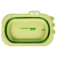 وان حمام آکاردئونی طرح تمساح همراه آسانشور رنگ سبز خارجی