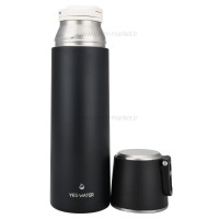 فلاسک آب رنگ مشکی 500 میل yes water