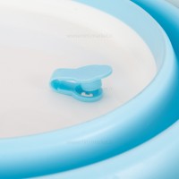 وان حمام تاشو ساده رنگ آبی برند خارجی