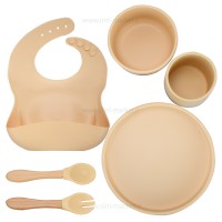 ست ظرف غذا 6 تیکه رنگ زرد minik oioi