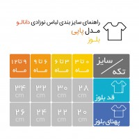 بلوز آستین کوتاه نوزادی طرح پاپی دانالو Danaloo