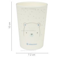 ظرف غذای ملامین 5 تیکه طرح خرس رنگ آبی کیکابو Kikkaboo