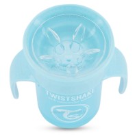 ليوان 360 درجه رنگ آبی تویست شیک Twistshake