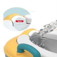 توالت آموزشی طرح گاو رنگ سبز زرد بیبی هود Baby Hood