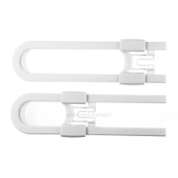 قفل کشوی یو شکل کابینت رنگ سفید نینو Ninno