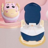 توالت آموزشی طرح گاو شاخدار رنگ آبی برند خارجی