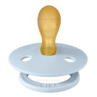 پستانک تکی گرد لاتکس سایز 0 - 6 ماه آبی بیبز BIBS (بدون جعبه)