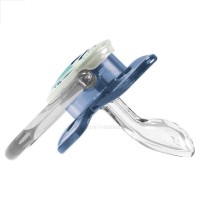 پستانک تکی طرح ماه رنگ آبی ۶-۱۸ ماه دکتر براون Dr.brown (فاقد جعبه)