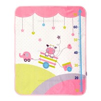 زیرانداز تعویض نوزاد طرح گاو رنگ صورتی ایس ایز Isiz