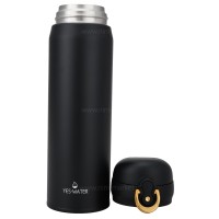 فلاسک آب رنگ مشکی ۴۶۰ میل yes water