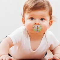 پستانک تک عددي 0 - 6 ماه به بالا ارتودنسي طرح طوطی سفید سواوینکس Suavinex (بدون جعبه)