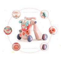 واکر مدل موتور سه کاره رنگ صورتي JIn shang lu