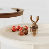 پستانک میوه‌خوری طرح شاخ گوزن رنگ سفید هی‌اورشی Heorshe