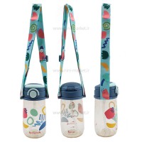 لیوان نی دار 380 میل رنگ آبی بیبی سیل Babisil