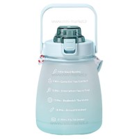 بطری آب 1400 ميل رنگ سبز آبی خارجی