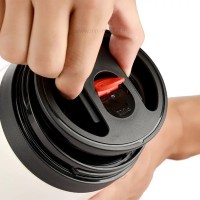 فلاسک غذای 890 میل کیف دار طرح حیوانات خرس رنگ استیل pinkah