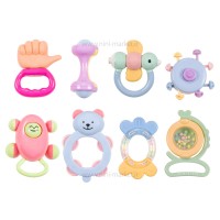 پک جغجغه طرح جغد رنگ بنفش برند خارجي