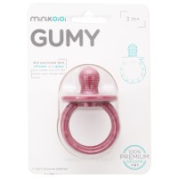 دندان گیر طرح پستانک رنگ زرشکی minik oioi