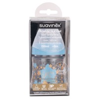 شیشه شیر 150 میل لوکس طرح ستاره رنگ آبی سواوینکس Suavinex