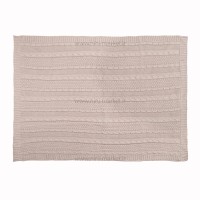 پتو بافت نوزاد رنگ طوسی بی بی فورلایف Baby4life