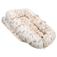 تشک شیبدار گارد دار طرح برگ ساده رنگ کرم ایسیز Isiz