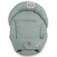 قنداق سوئیسی طرح مرغابی موسلین رنگ سبز Isiz