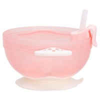 کاسه بادکش دار رنگ صورتی بیبی سیل Babisil