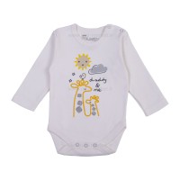 بادی آستین بلند نوزادی طرح سانی پولونیکس Polonex