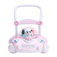 واکر ماشین حباب دار رنگ صورتي برند +ab