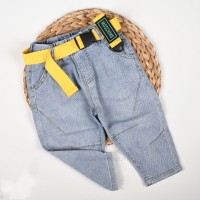 شلوار جین مام استایل رنگ آبی روشن دینگ کالا Dinagkala