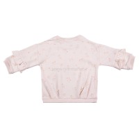 بلوز شلوار دخترانه طرح خرگوش گل رنگ کرمي ایندیگو Indigo