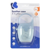 قاب پستانک طرح فيل رنگ آبي کیکابو kikkaboo