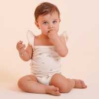 زیر دکمه رکابی طرح فندق رنگ کرم نیلی nili