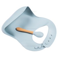 ست ظرف غذا سیلیکونی رنگ آبی والابی لیتل Wallaby Little