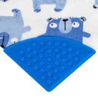 پیشبند دندانگیر دار طرح خرس بی بی فور لایف Baby4life