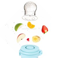 توری میوه خوری طرح خوک رنگ آبی چیکو Chicco