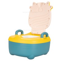 توالت آموزشی طرح گاو رنگ سبز زرد بیبی هود Baby Hood