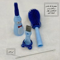 شيشه شور سيليکوني رنگ آبي اونت Avent