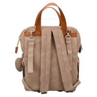 ساک لوازم کوله ای لاکچری کبریتی رنگ نسکافه ای Qz