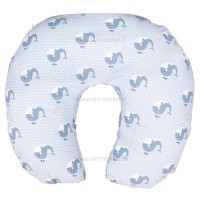 بالش شیردهی c شکل طرح نهنگ رنگ طوسی بی بیبی Bi Baby