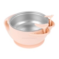 ظرف غذای گرم نگهدارنده کیکابو kikkaboo رنگ صورتی