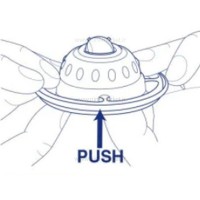 شیشه شیر پرفکت 150 میل 0+ ماه رنگ آبی چیکو Chicco