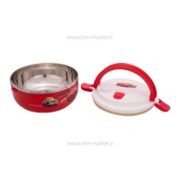 ظرف غذا یک طبقه طرح مک کوئین رنگ قرمز برند خارجی