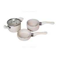 سرویس قابلمه 4 پارچه مدل نیکا کرم عروس Aroos