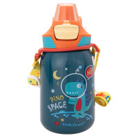 فلاسک آب استیل طرح دار رنگ سبز هلو دریم Hello Dream