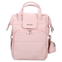 ساک لوازم کوله ای مدل براوو خاوياری رنگ صورتي Qz