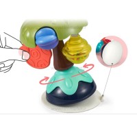 جغجغه صندلی غذا طرح جغد چسبان هولی تویز Hola toys