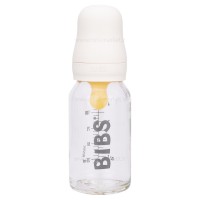 شیشه شیر پیرکس 110 میل رنگ کرم فاقد جعبه بیبز Bibs