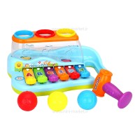 بلز چکشی آموزشی و موزیکال Huile toys هولی تویز 856
